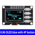 Product OLED IIC White YELLOW BLUE 12864 Display 4x4 Key I2C SSD1315 Zpaxo 1pcs BLUE