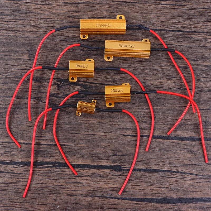 CANbus LED Load Resistors 2-Pack – Fix Turn Signal Hyper-Flash
