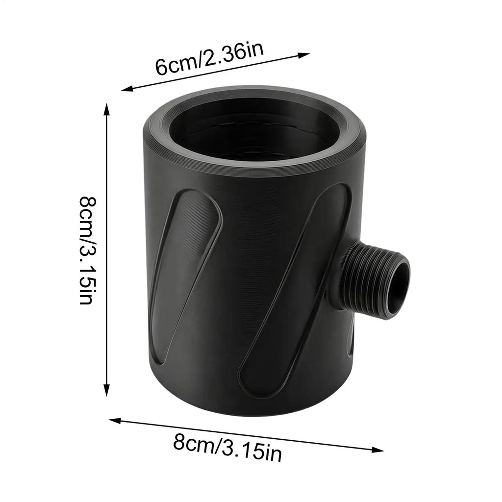 3D Printed Men Handheld Shower Head High Pressure Spiral Nozzle Flushing Massage Circular Shower Head Shower Accessories 1PC Zpaxo