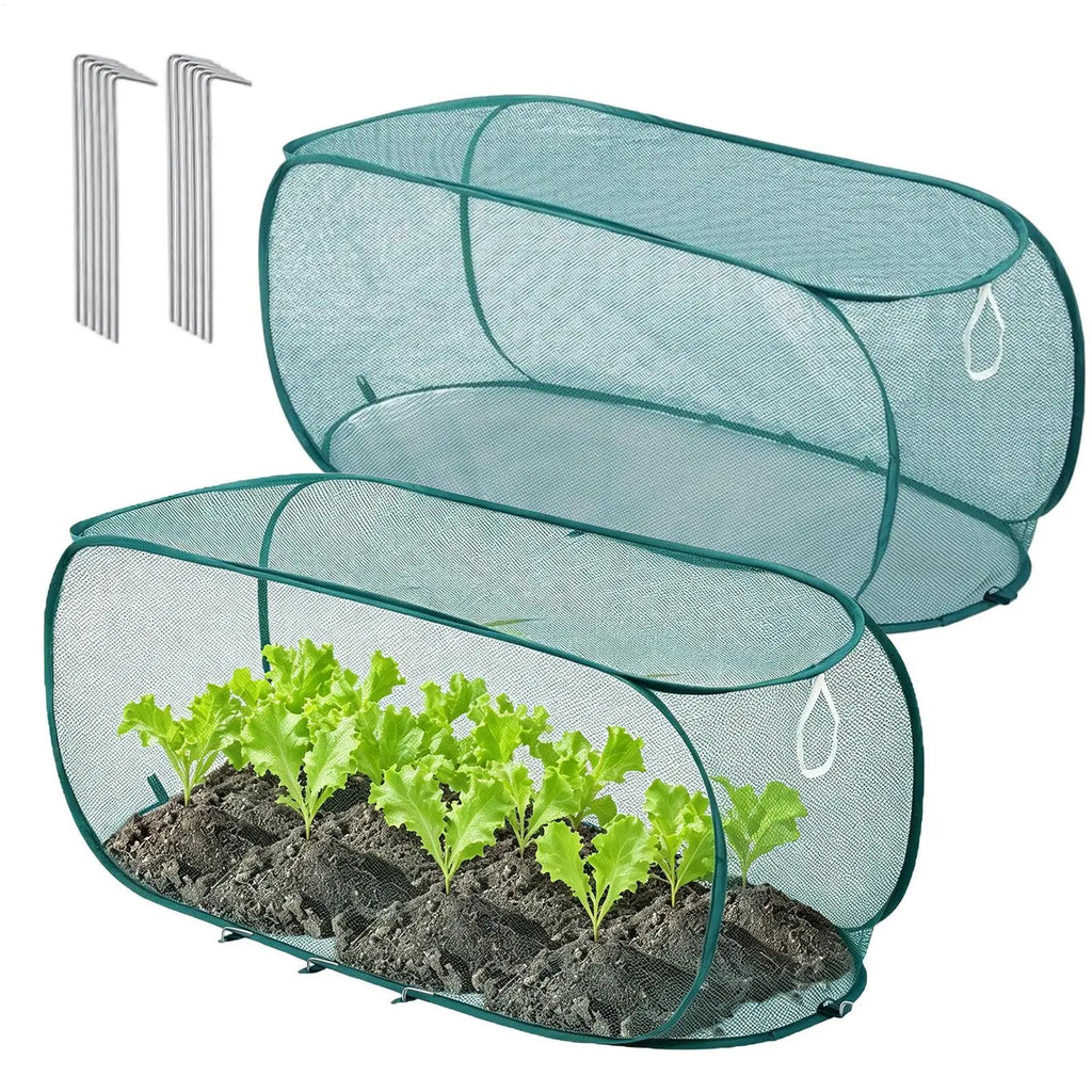 Popup Mesh Plant Cover Bird Barrier Net Cage Protector Vegetable