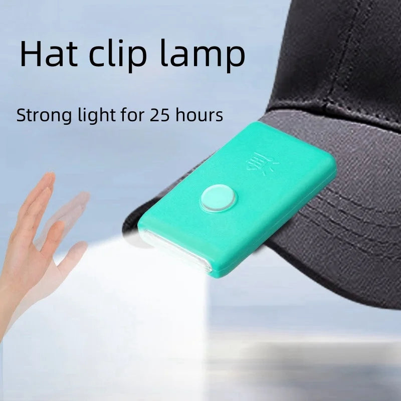 LED Hat Brim Clip Light – USB Rechargeable Camping & Fishing Headlamp LED Hat Clip Light Zpaxo