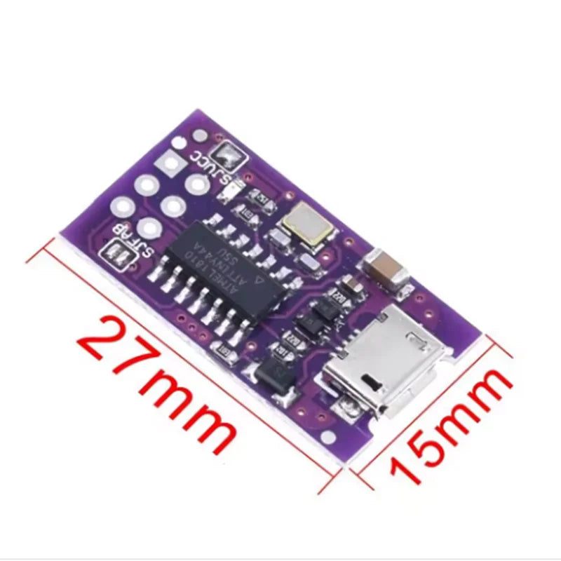 Micro USB Tiny AVR ISP ATtiny44 USBTinyISP Programmer Zpaxo