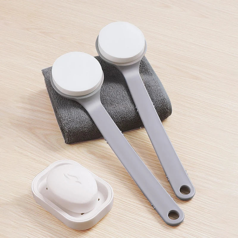 Long Handle Lotion Applicator – Back & Body Sponge Brush