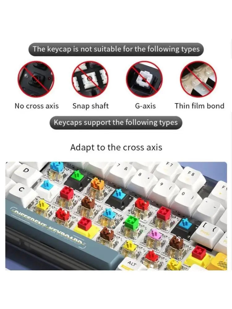 652F Comfortable XDA Keycaps Traditional Zhuyin Caps Typists Gamers Zpaxo OEM CN