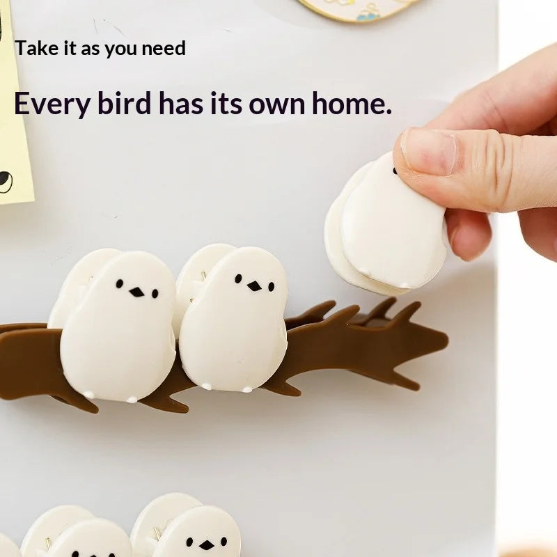 Cute Bird Magnetic Sealing Clip for Food Plastic Bags, Freshness Preservation Clip, Milk Powder Sealing Strip Snack Sealing Clip Zpaxo