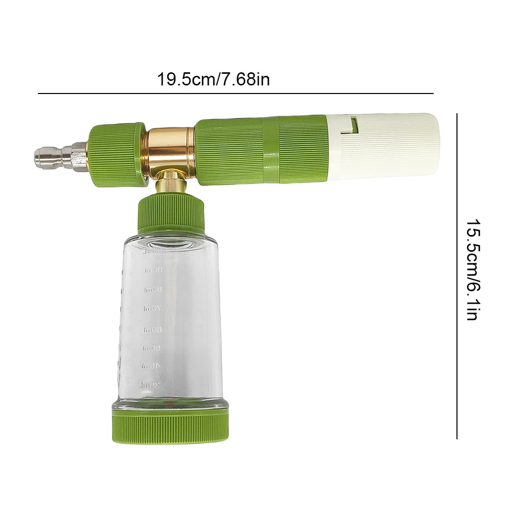 35 Soap Foam Sprayer Adjustable 4500PSI Spray Bottle 1 Quick Zpaxo Green 100ML