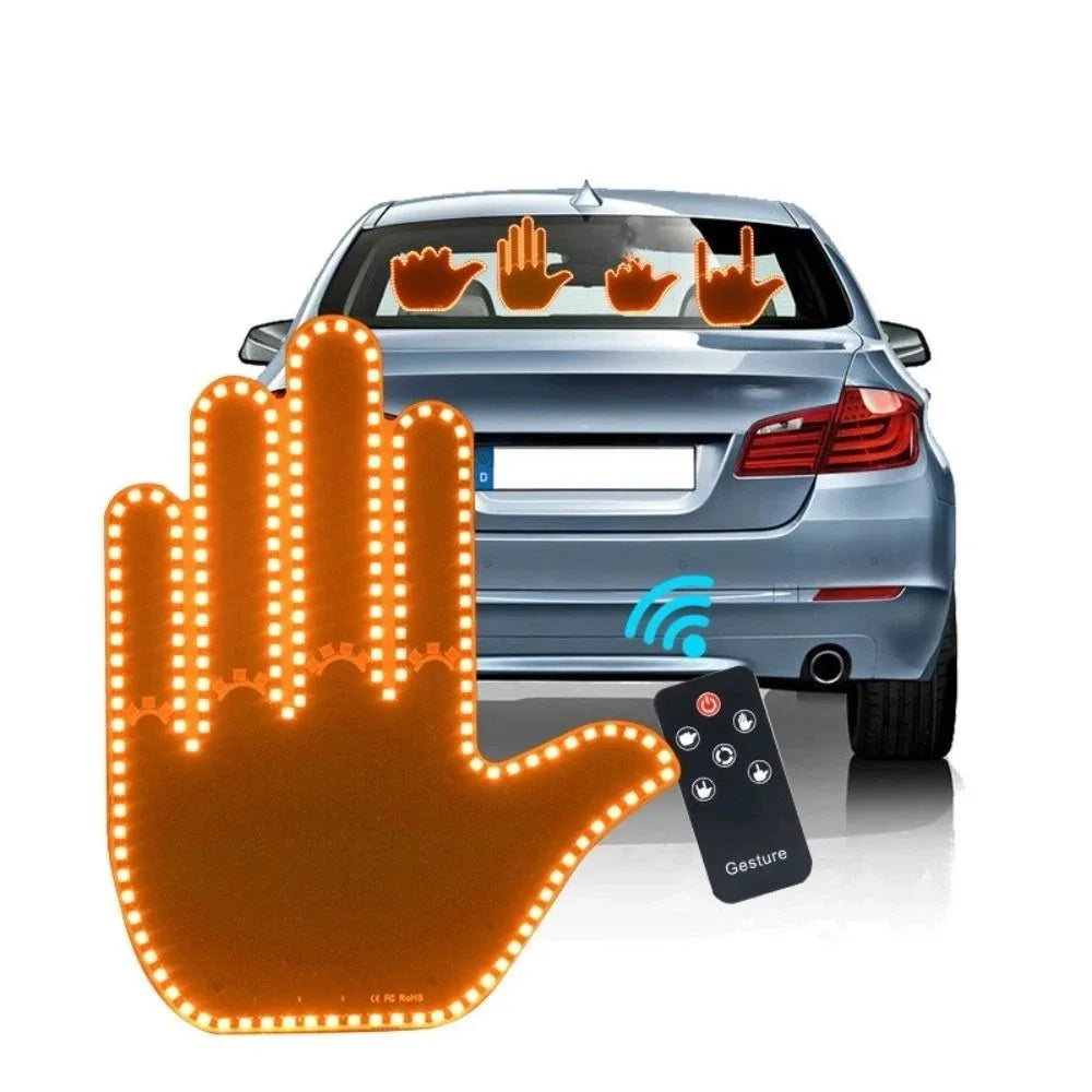 Remote Control Gesture Lights Five Finger Shaped Funny Hand Lamp Zpaxo Men-s