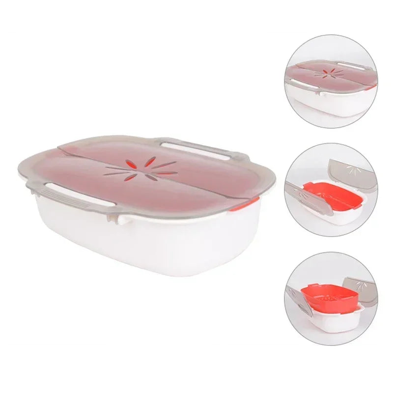 Microwave Steamer with Lid – Dumplings, Buns & Fish Steamer Microwave Steamer Zpaxo