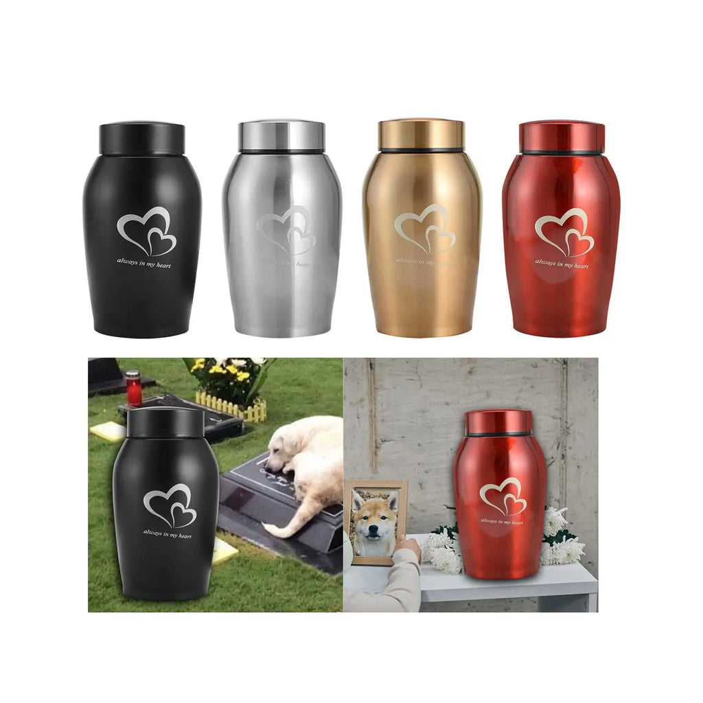 Pet Urns Burial Casket Keepsake Case Memory Cremation Memorial Urn for Dogs Ashes Small Animal Cats Ashes Keeping Precious Zpaxo
