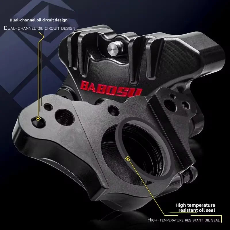 BABOSU FS-1 2-Piston CNC Brake Caliper for Electric Scooter
