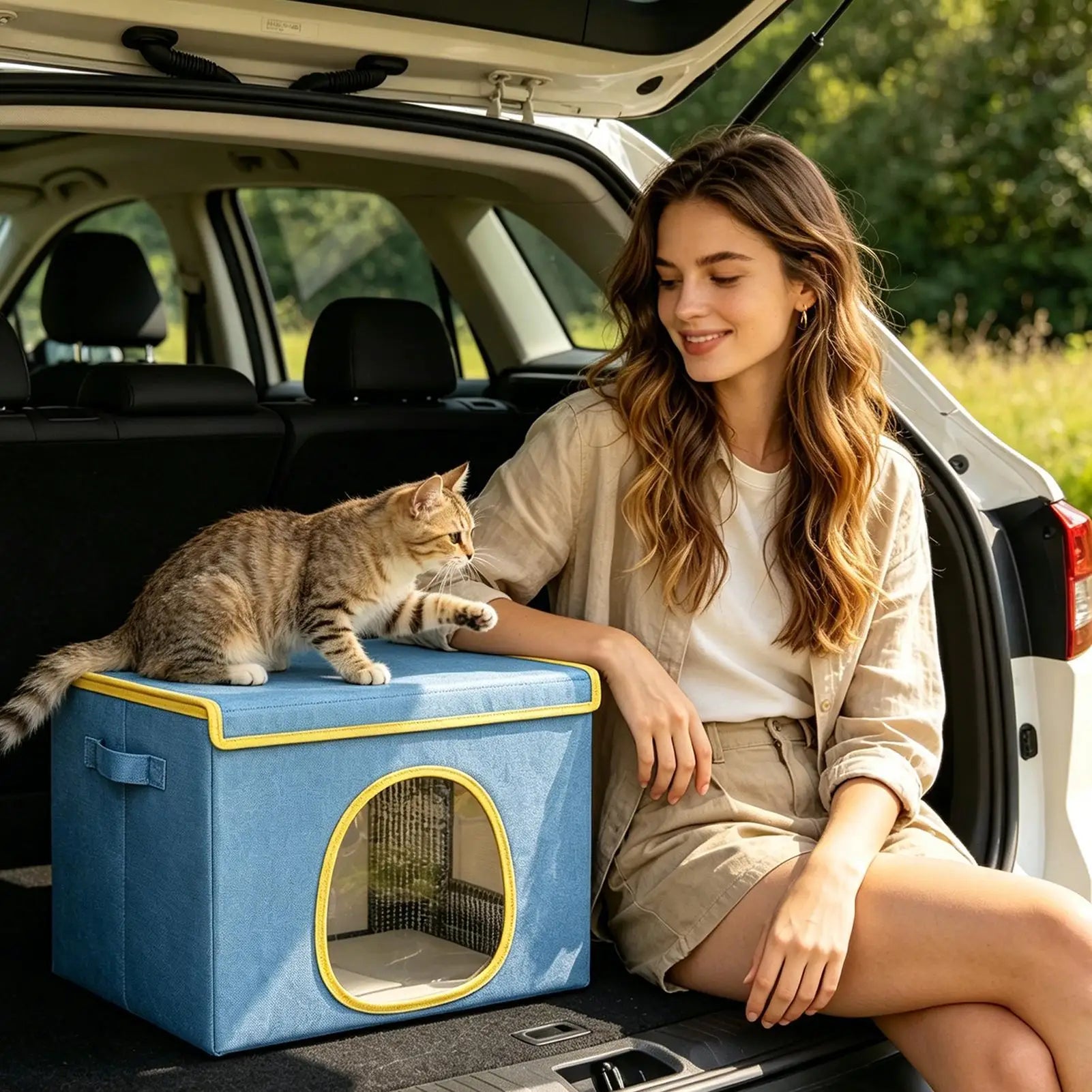 Cooling Cat House For Summer Puppy Shelter With 6 Ice Packs Cold Dog Shelter For Pet Parents Trainers Animal Lovers Apartment Zpaxo