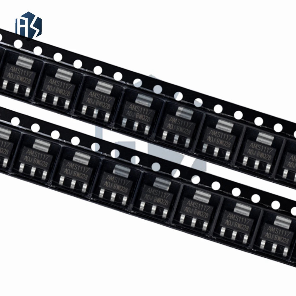70pcs = ‌AMS1117 Voltage Regulator Kit - 10-Piece Multi-Output Set (ADJ, 5.0V, 3.3V, 2.5V, 1.8V, 1.5V, 1.2V Zpaxo