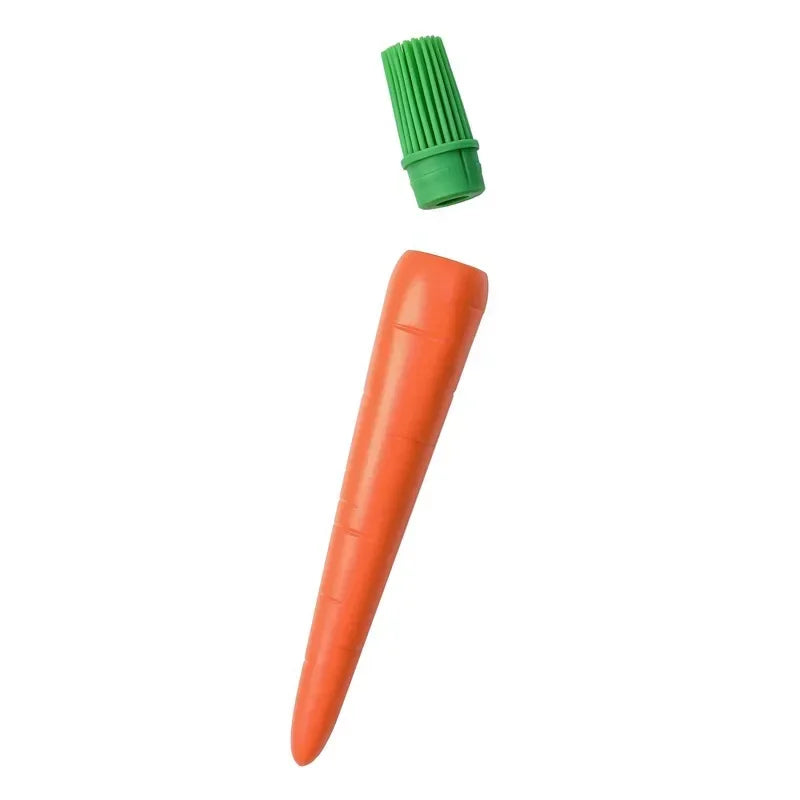 Carrot Silicone Basting Brush – BBQ & Pastry Oil Brush Silicone Basting Brush Zpaxo Red