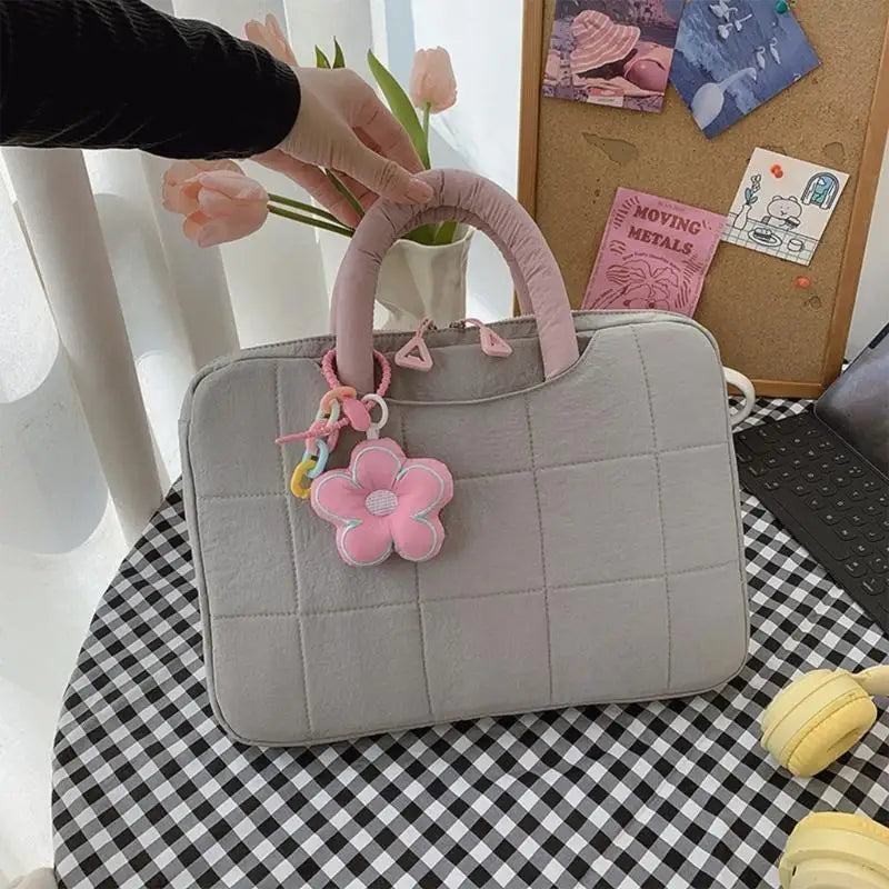 652F Laptop Sleeve Cushioning Bag Universally Fit Durability Cloth Zpaxo