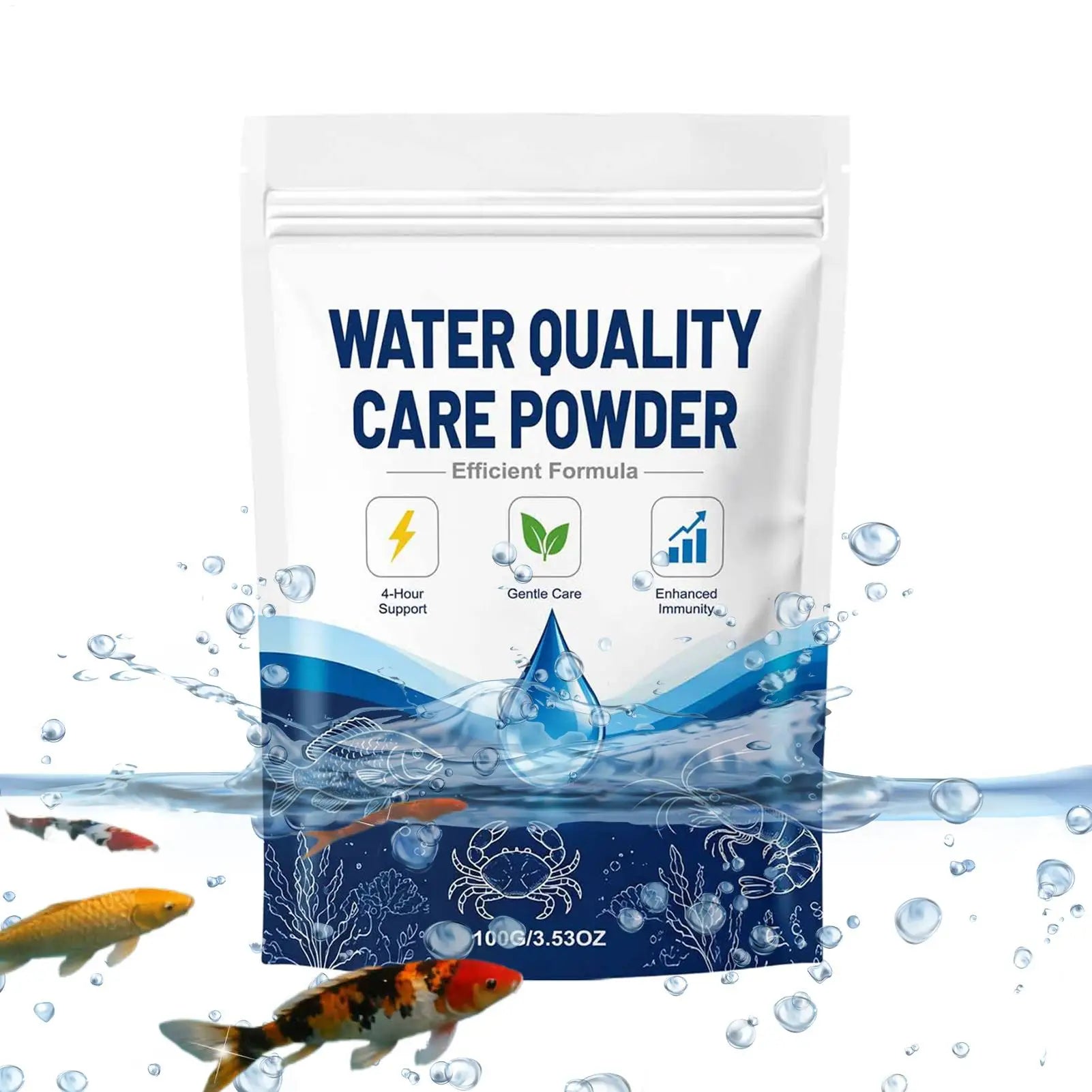 Aquarium Clarifier Fast Purification Powder Water Cloudy Remover Fish