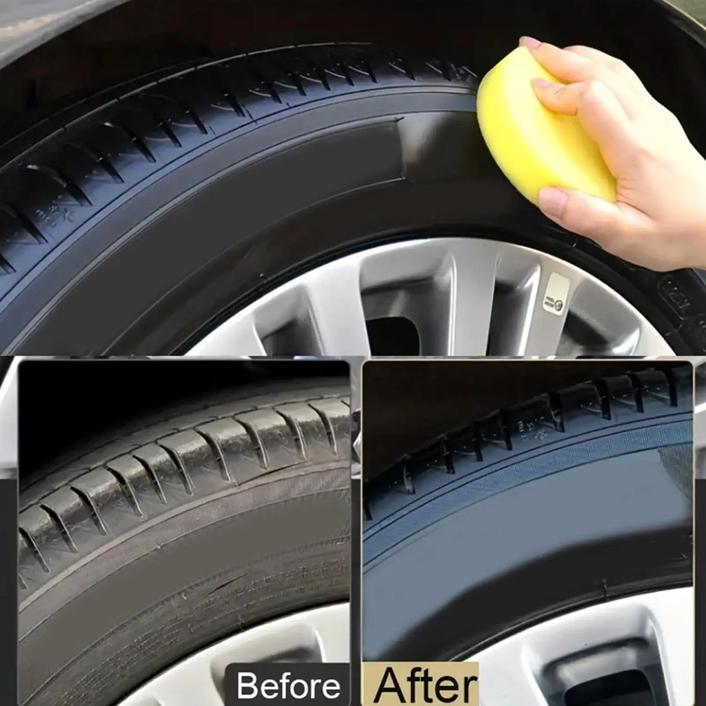 Car Tire Wax Gloss Repair Agent Crack-resistant Wheel Restorer