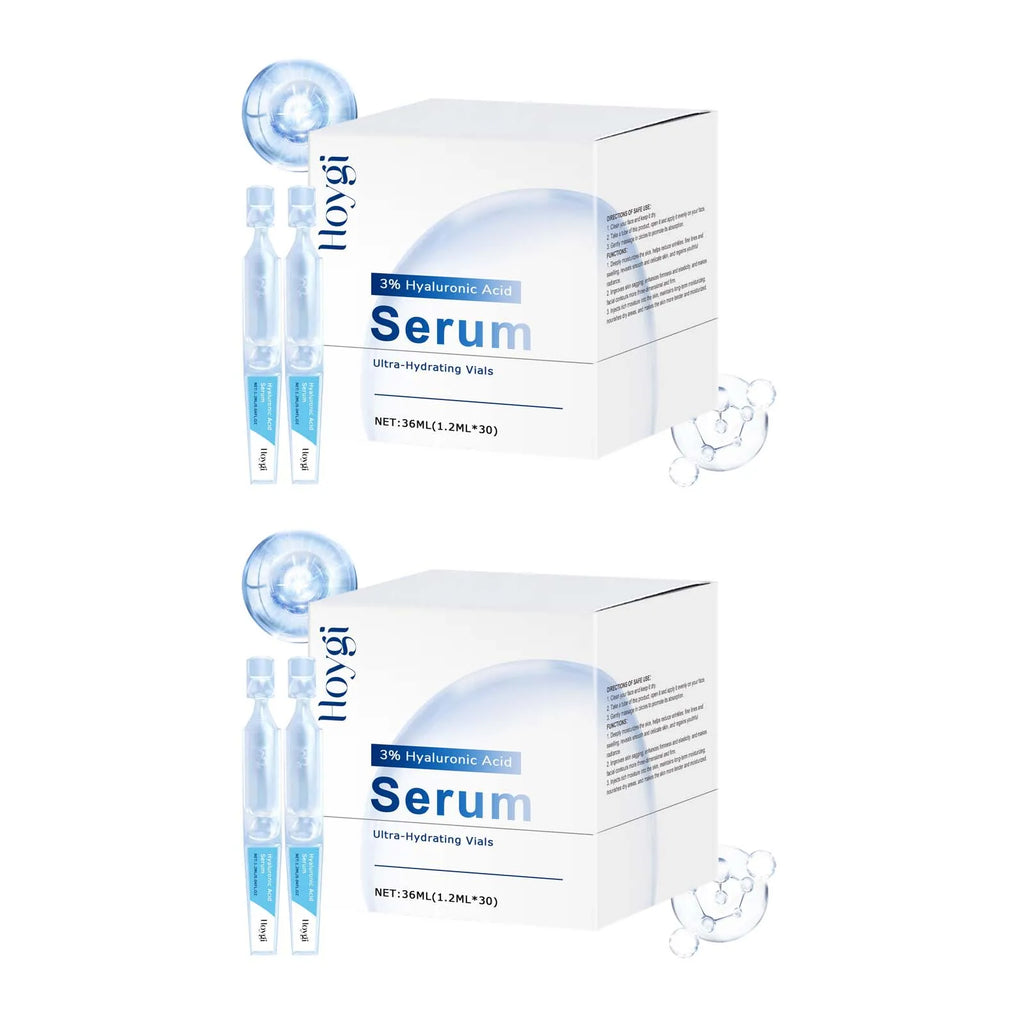 Hoygi Hyaluronic Acid Face Serum – Hydrate, Firm & Brighten Hyaluronic Acid Serum Zpaxo 2 x 36ml Boxed