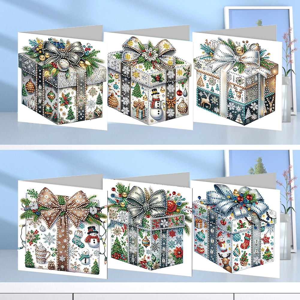 DIY Rhinestone Diamond Art Mosaic Postcards Greeting Cards Birthdays