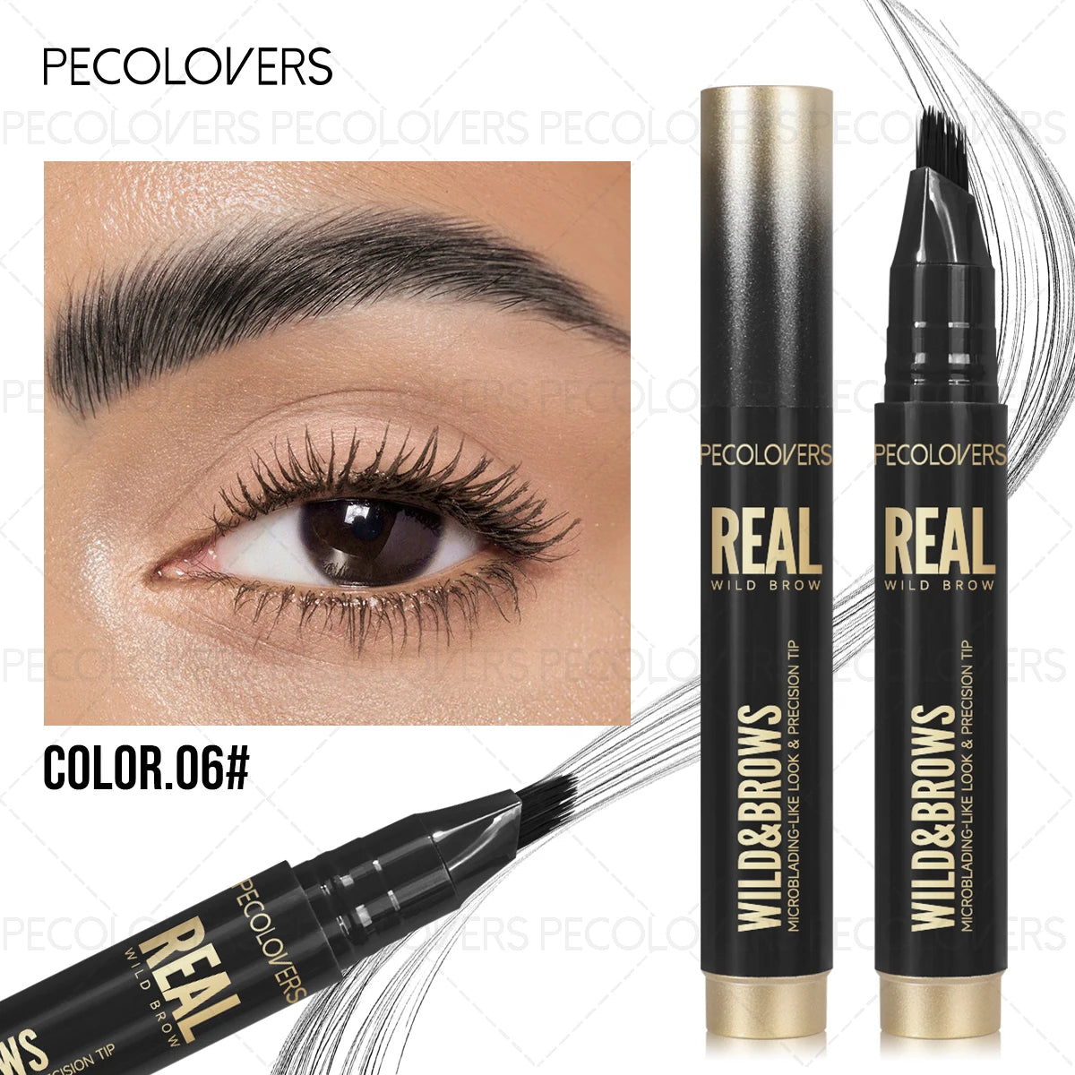 Multifunctional Liquid Eyebrow Pencil Hair Dye Pencil-waterproof Zpaxo 06
