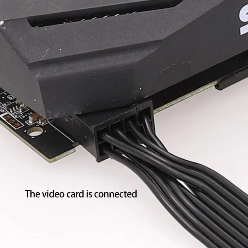 652F Secure Connection 8Pin to 6+2 Pin Male GPU Power Cable for GPU Performances Zpaxo