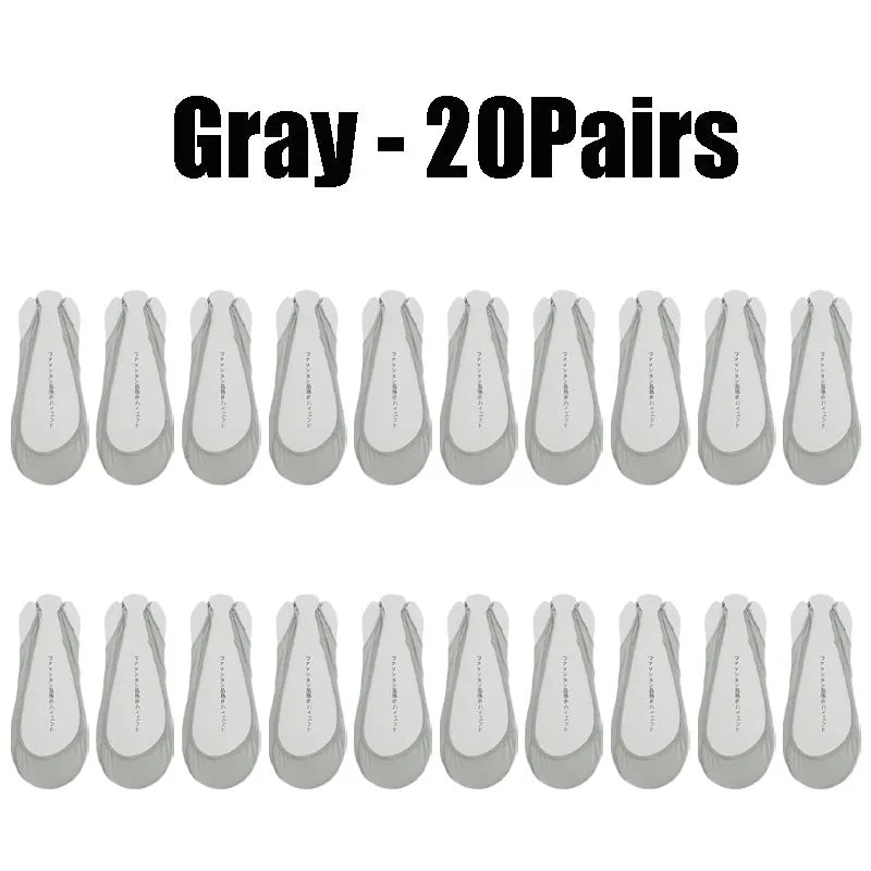 Invisible Silicone Anti-slip Short Socks Summer Ice Silk Ultra-thin