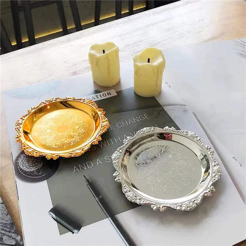 Decorative Tray Suitable Interior Decoration Jewellery Display Cake