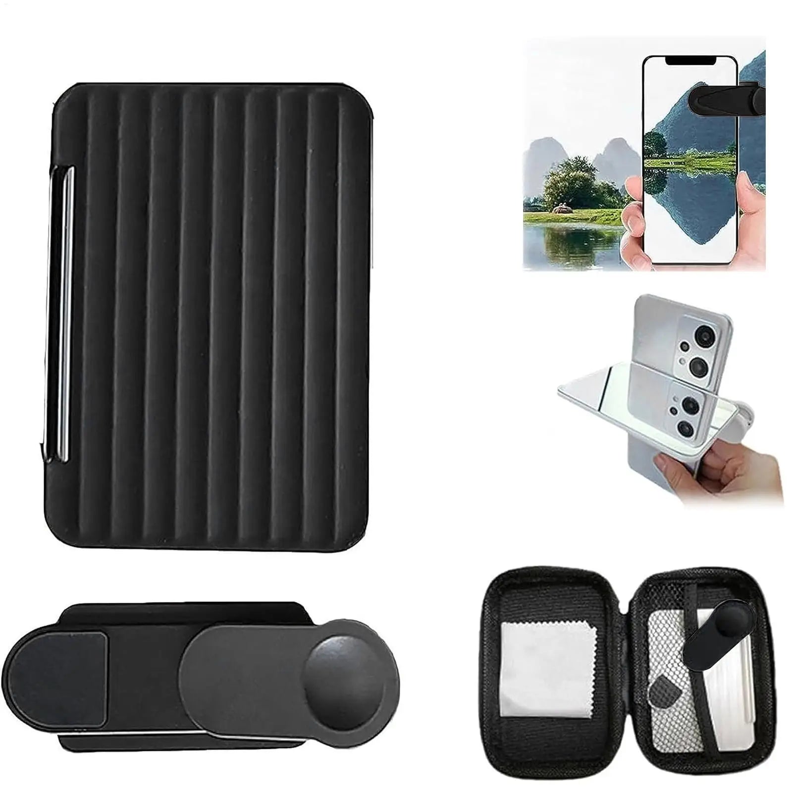 Smartphone Camera Mirror Reflection Clip Portable HD Lens Phone