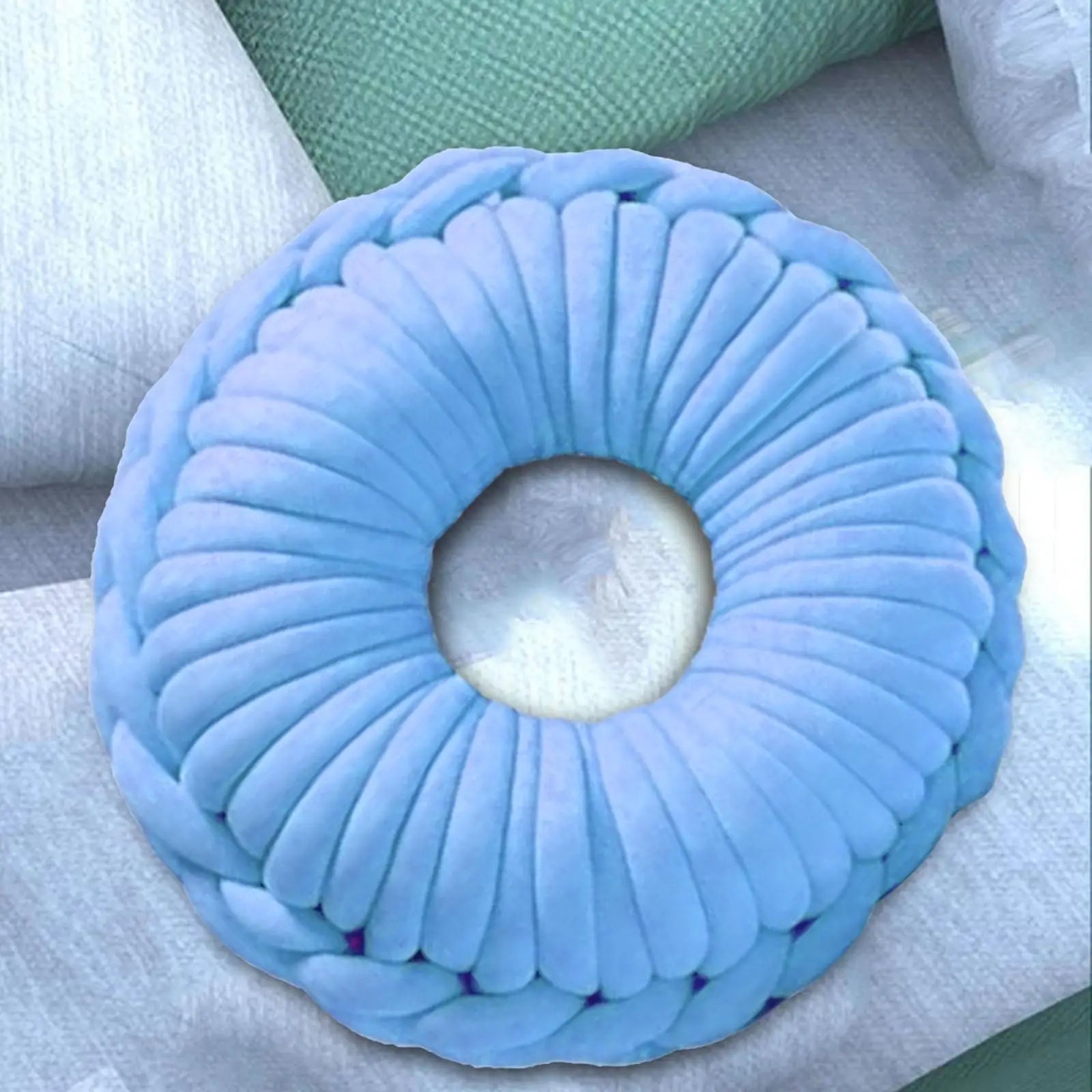 Knit Yarns Crafts Supplies Hand Weave Rope Breathable Roving Shawl Zpaxo Light Blue