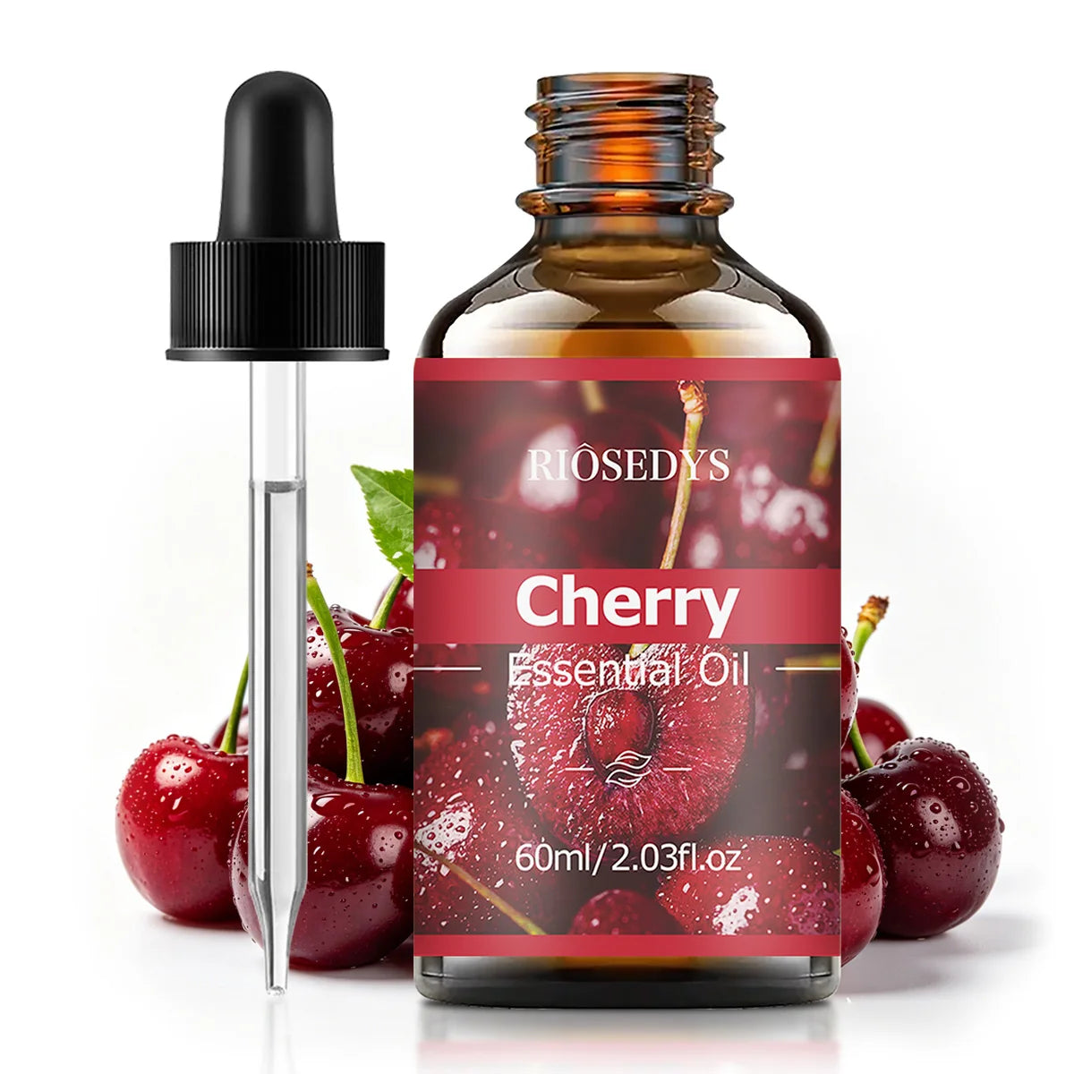 CHERRY ESSENTIAL OIL is a moisturizing and nourishing massage oil suitable for skincare, fragrance, massage, and all skin types. Zpaxo 60ml CHERRY Other