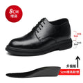 Mens Winter Warm Fur Lined Formal Business Dress Shoes Height Zpaxo 788 Black-8CM 37 China Mainland
