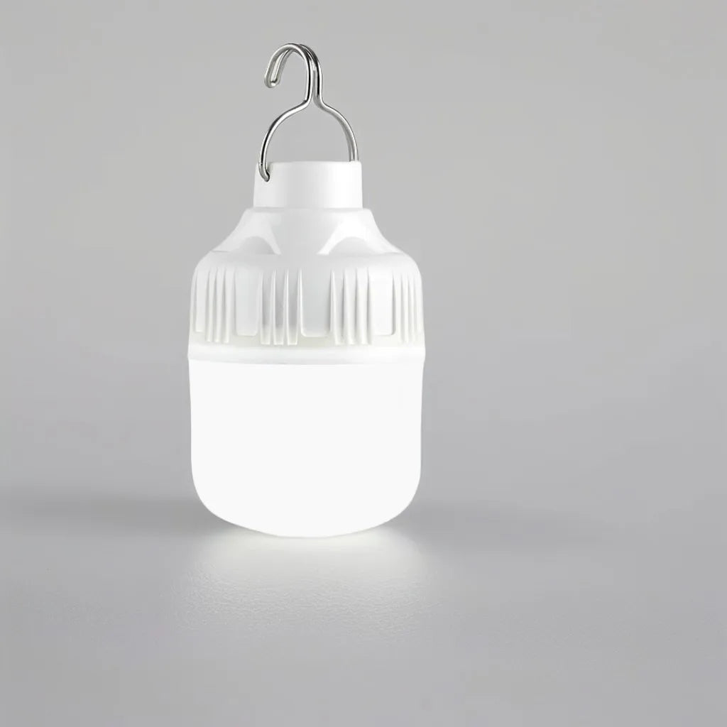 Outdoor USB Rechargeable LED Camping Lantern Portable High Brightness Tent Light with Hook for Hiking Fishing Travel Night Use Zpaxo White Yes