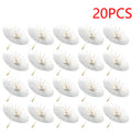 1-20PCS 60cm White Paper Parasol Umbrellas DIY Photo Cosplay Prop Bamboo Umbrella For Wedding Party Summer Beach Decor Zpaxo 20PCS 9K Bamboo