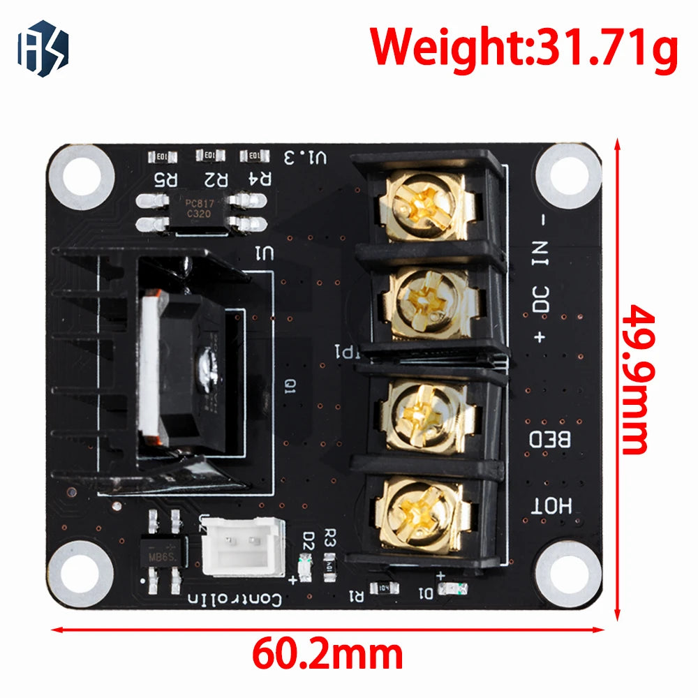 25A 30A High-current MOSFET Power Module RAMPS 1 4 Compatible 3D Zpaxo