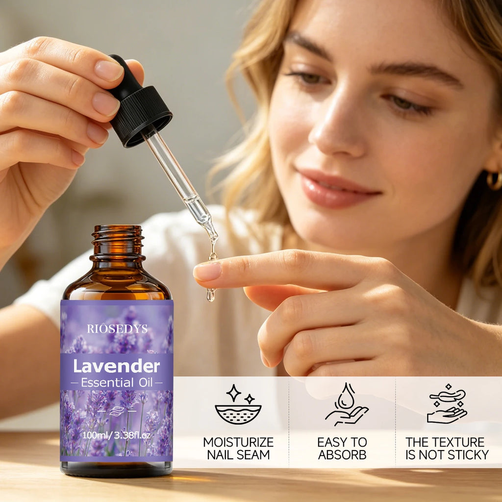 LAVENDER ESSENTIAL OIL Suitable Massage Skincare Deeply Nourishes Zpaxo