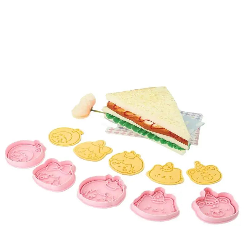 Happy Birthday Cake Abstract Cartoon Cookie Cutter 3D DIY Cake Shape Biscuit Cookie Mold Baking Tool Fondant Cake Stamp Mold Zpaxo