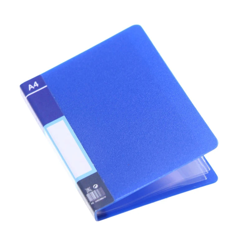 ▶1Pcs Miniature Dollhouse File Book Folder Binder - Home Model Decor Toy Doll House Accessories 1:12 Scale Simulation Furniture Zpaxo Blue