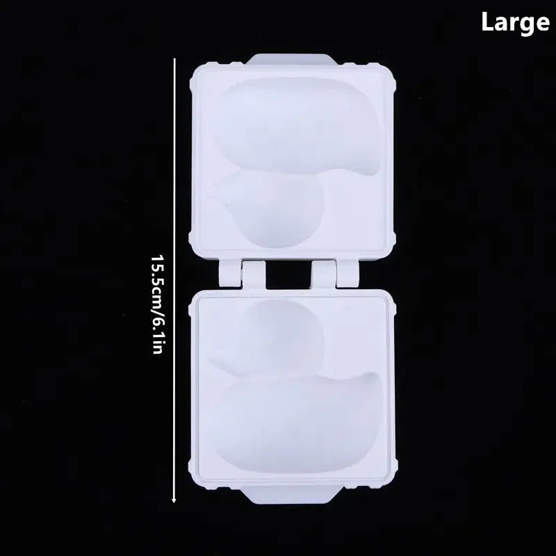 Cartoon Cute Duck Shaped Rice Mold Maker Clip Children Outdoor Plastic Duck Rice Mold DIY Maker Sushi Mold Kitchen Gadget Zpaxo Large White