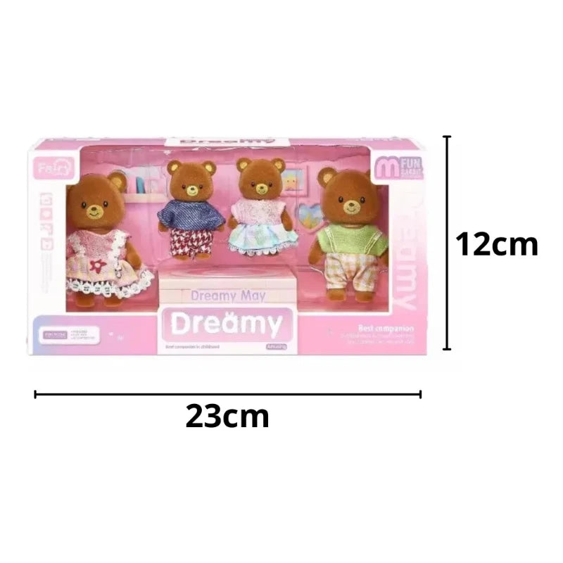 Cute Bear Doll Featuring Four Adorable Characters Role-playing Games