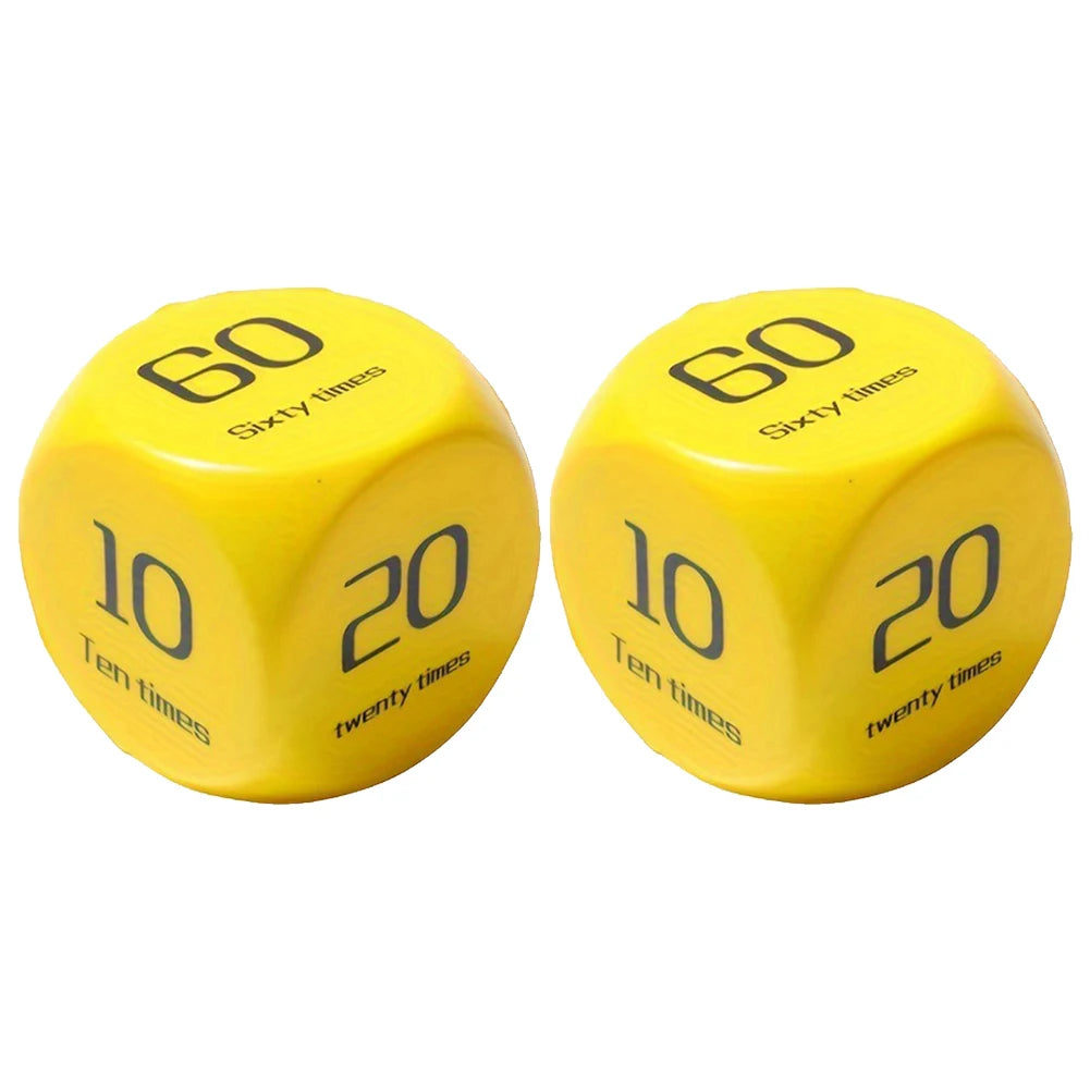 Fitness Dice Sports 6-Sided Dynamic Exercise Equipment Plank Push-up
