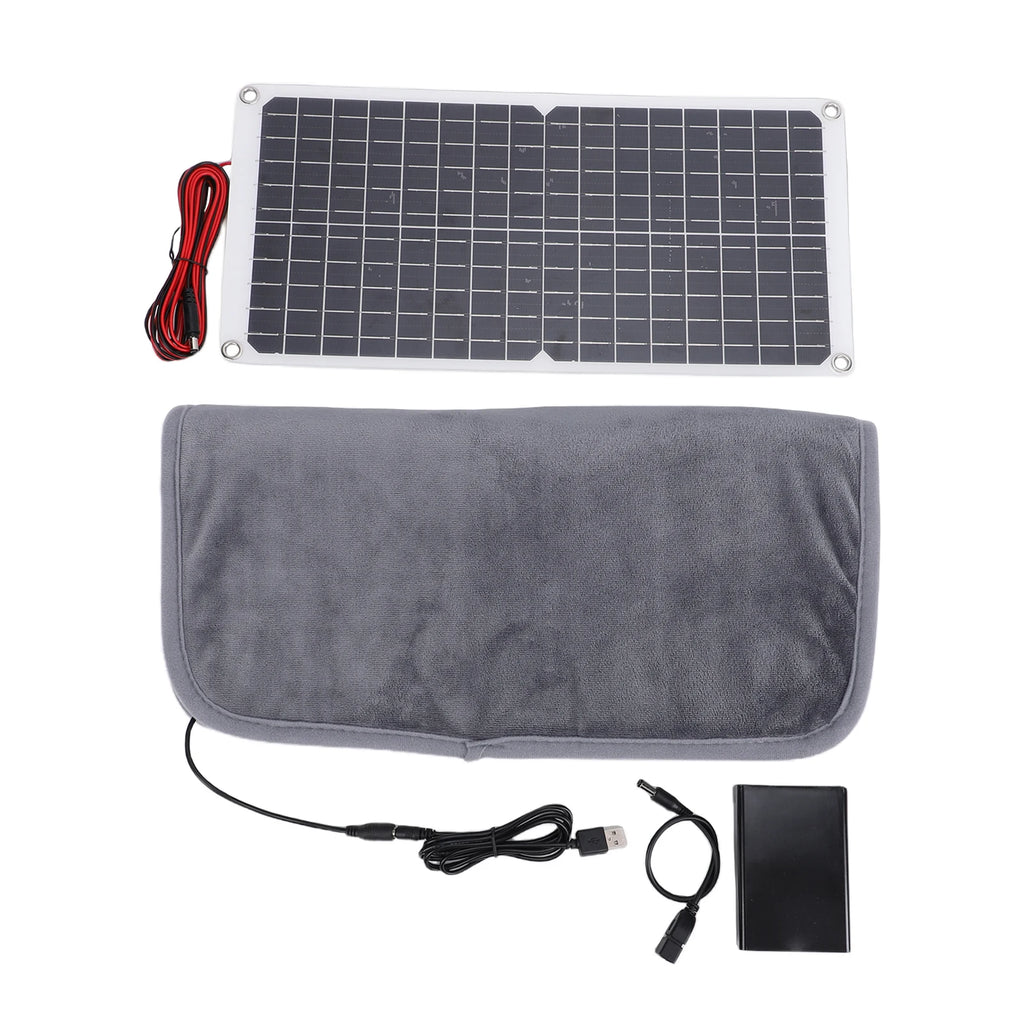 Solar Pet Mat Winter Solar Heated Pet Pad Winter Dog Bed with Energy Storage Box Indoor Outdoor Heated Mat for Dogs and Cats Zpaxo