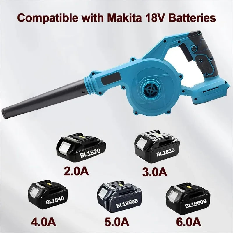 Mini Cordless Leaf Blower 18V Makita Battery Vacuum 150CFM Up 120MPH