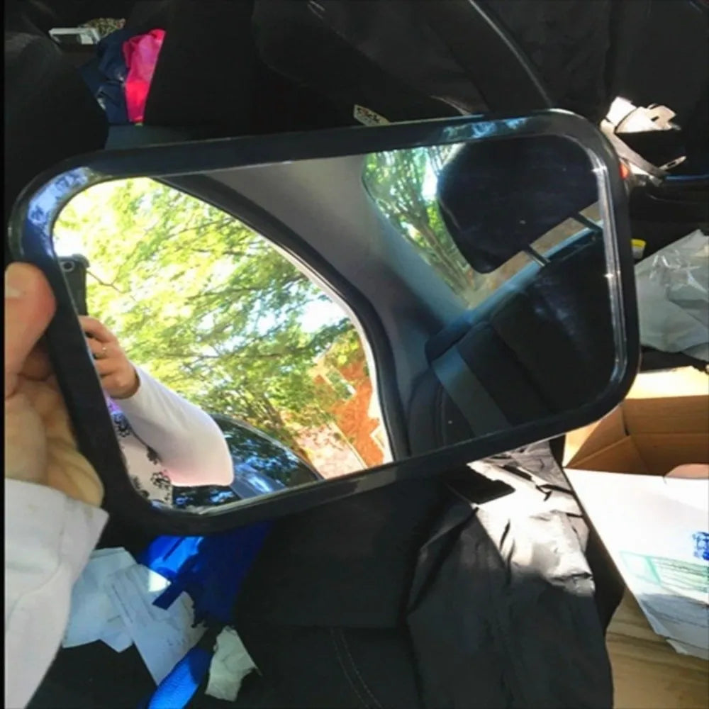 Adjustable Baby Infant Mirror Great Visual Field 360° Rotation Car Seat Rear-View Mirror High-definition Interior Safety Mirror Zpaxo