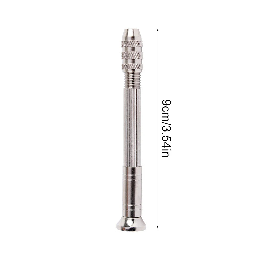 Pin Vise Hand Drill for Resin Casting Molds Single Head Hand Twisted Drill with 10Pcs Drill Bits (0.8-3 mm) for Jewelry Making Zpaxo 1PC Hand Drill