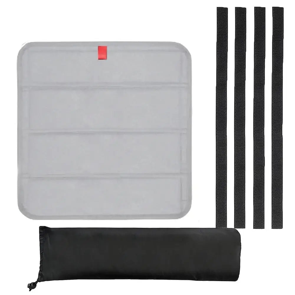 Waterproof Window Shade Cover Reflective Blackout Collapsible Sunroof Zpaxo Gray