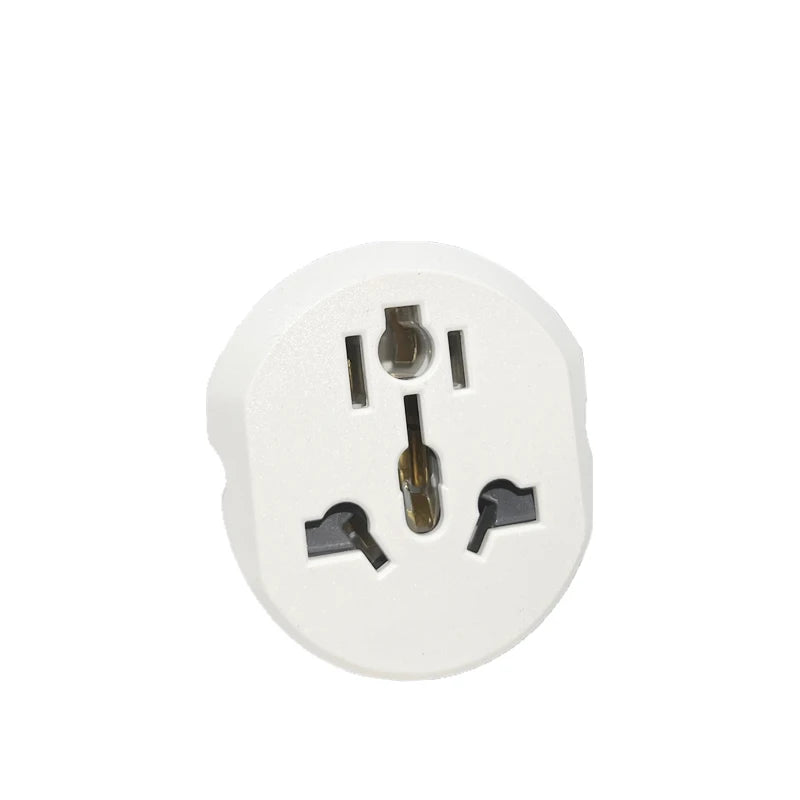 EU Plug Adapter Stable Wall Socket Connection 2 Round Pin Travel Adapter For European Korea Plug Office Electric Socket Supplies Zpaxo