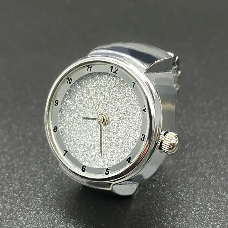 RetroGem New Fashion Personality Ring Watches Adjustable Women's Party Banquet Jewelry Finger Accessories Rings Gifts for Women Zpaxo A-silver