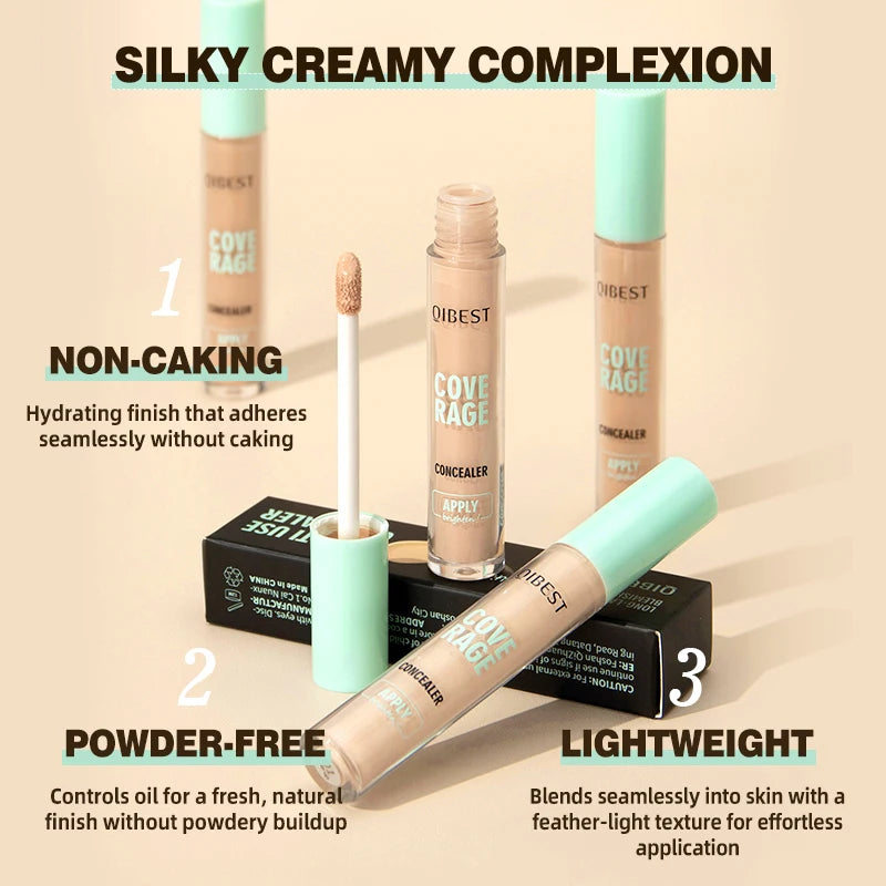 Waterproof Concealer Long-lasting Coverage Conceals Masks Blemishes