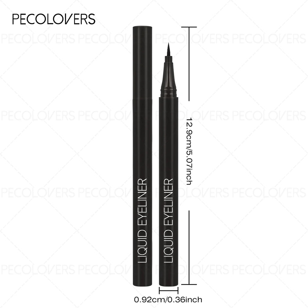 Ultra Thin Brown Lower Eyelash Eyeliner Pen Waterproof Lasting Smooth Zpaxo