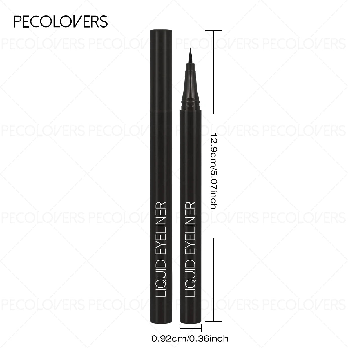 Ultra Thin Brown Lower Eyelash Eyeliner Pen Waterproof Lasting Smooth Zpaxo