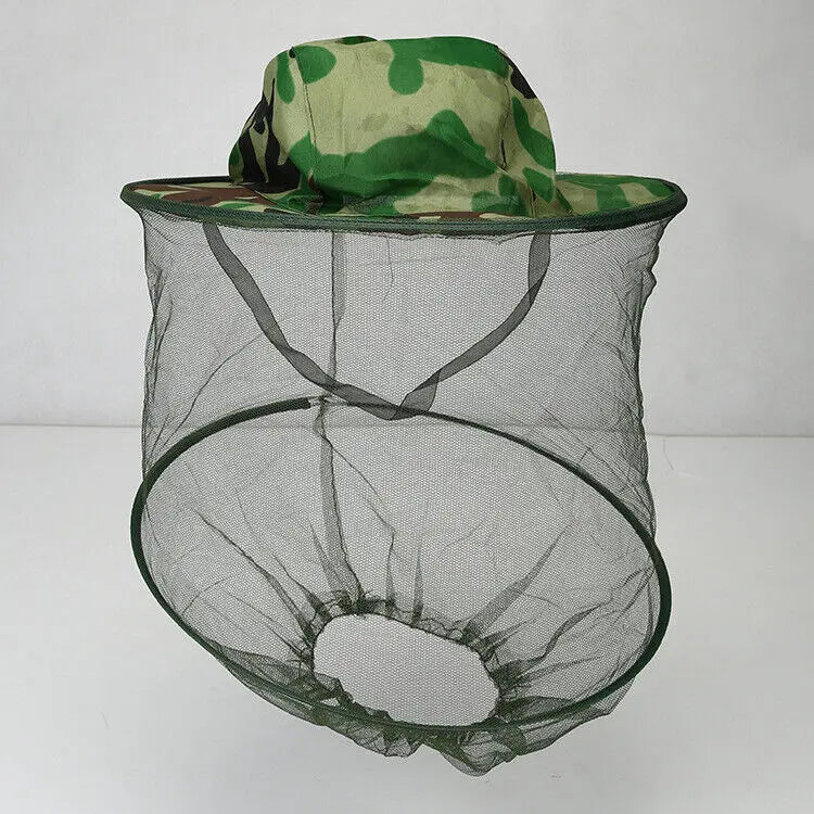 Universal Protective Mask Camouflage Hat Mosquito Veil Outdoor Insect